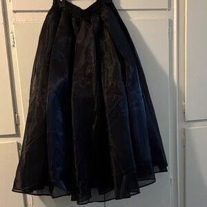 AKIRA Black A-Line Skirt